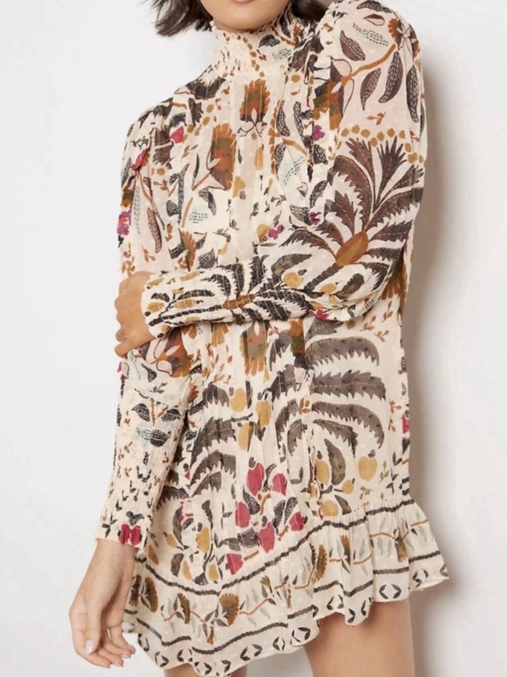 FARM Rio Palms Paradise High-neck Dress - Picture 3 of 12